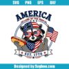 4th Of July Raccoon Svg