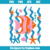 Angel Fish Summer Svg