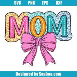 Coquette Bow Mom 2026 Svg
