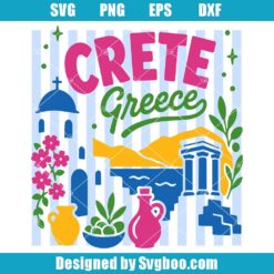 Crete Greece Svg