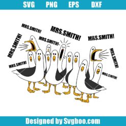 Custom Seagulls Teacher Svg
