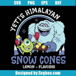 Disney Monsters Inc Yeti Svg