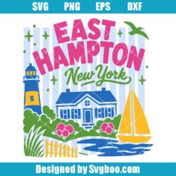 East Hampton New York Svg