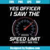 Funny Speeding Svg