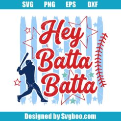 Hey Bata Bata Baseball Svg