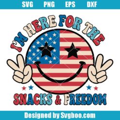 Patriotic Smiley Face Svg