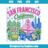 San Francisco California Travel Svg