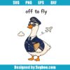 Funny Pilot Goose Svg