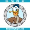 Alaska Donald Duck Cruise Porthole Heads Svg