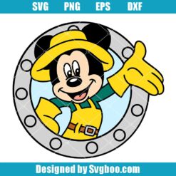 Alaska Mickey Cruise Porthole Heads Svg