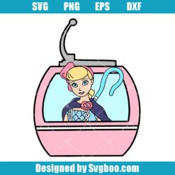 Bo Peep on Skyliner Gondela Svg