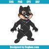 Chip Chipmunk as Black Panther Svg