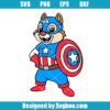 Dale Chipmunk as Captian America Svg