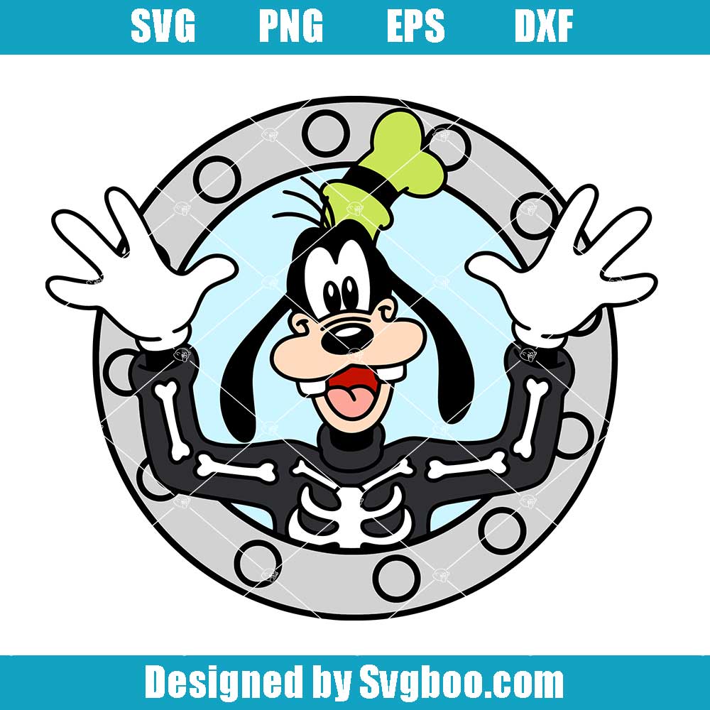 Goofy Cruise Halloween Porthole Head Svg, Goofy On The High Seas Halloween Svg Mickey Cruise Halloween Porthole Head Svg