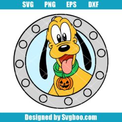 Pluto Cruise Halloween Porthole Head Svg