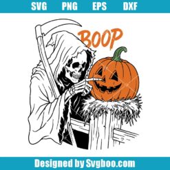 Halloween Jack O Lantern Boop SVG Design
