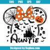 Auntie Halloween Mouse Head SVG Design