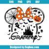 Grammy Halloween Mouse Head SVG Design