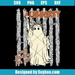 Halloween Statue of Liberty Ghost SVG Design