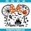 Mom Mom Halloween Mouse Head SVG Design