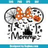 Mommy Halloween Mouse Head SVG Design