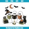 Reading Ghosts Halloween SVG Design