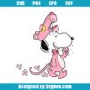 Snoopy Transforms into the Pink Panther SVG Design