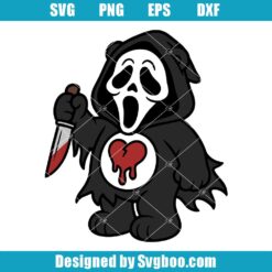 Teddy Bear Role-playing Ghost Face SVG Design