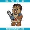 Teddy Bear as Leatherface SVG Design