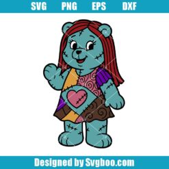 Teddy Bear as Sally SVG Design