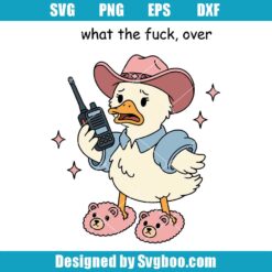 What The Fuck Duck SVG Design