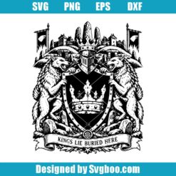 Barrow Kings Crown Crest SVG Design