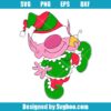 Cute Pink Christmas Elf SVG Design