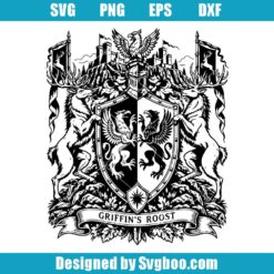 Griffin’s Roost Crest SVG Design