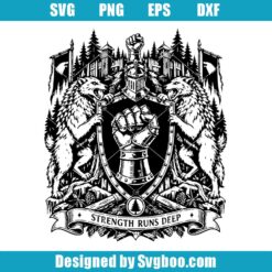 Iron Fist Deepwood Motte Crest SVG Design