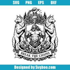 Last Hearth Giant Crest Break the Chains SVG Design